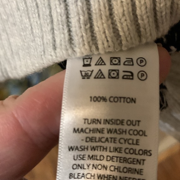 Womens Large Aspens Cardigan Sweater 100% cotton* - Picture 9 of 9